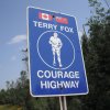 La route 17 porte en partie le nom de Terry Fox